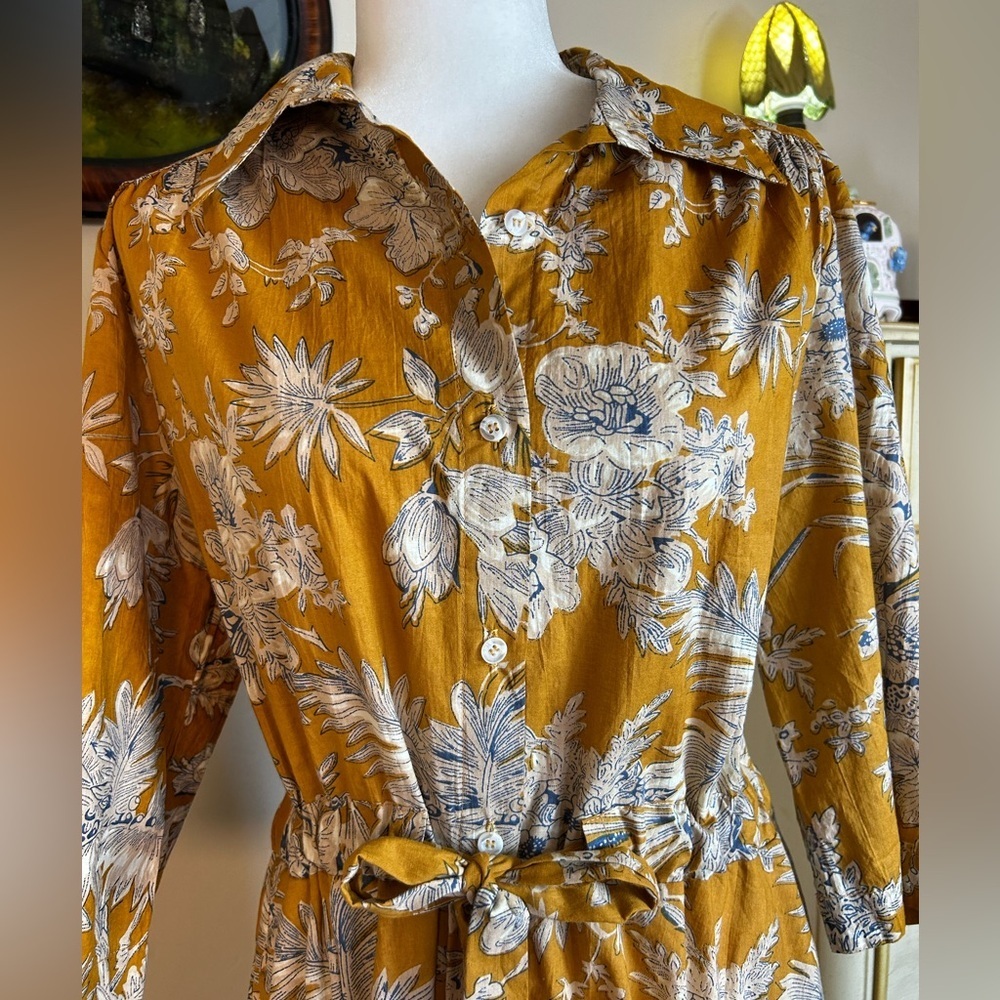 Floral Button-Up Dress